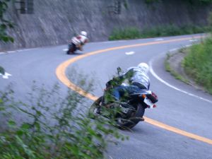 N氏の走り。
